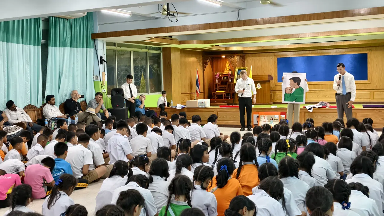 A community gathering in Hua Hin